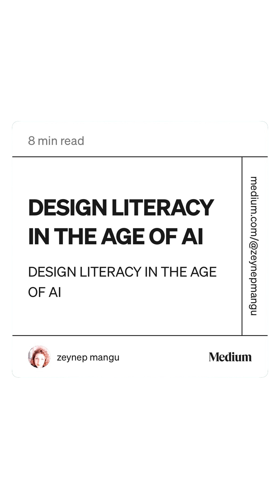 Design Literacy article cover